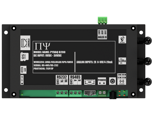 PYDAQ B200: Multichannel Wireless Programmable RTU