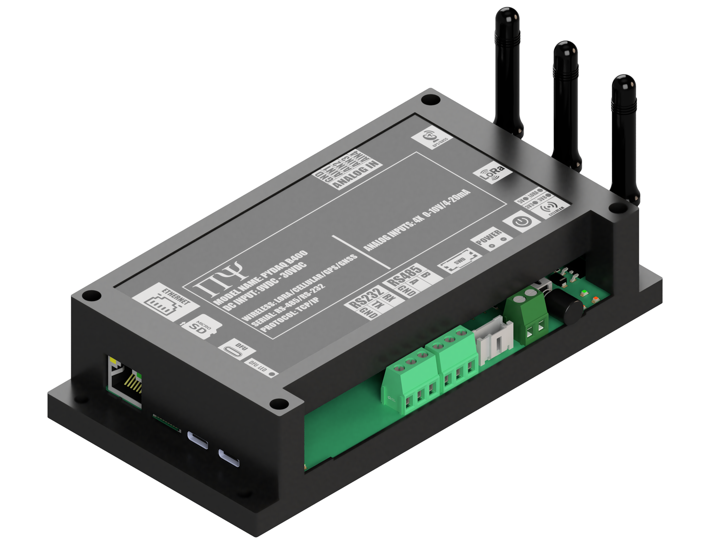 PYDAQ B400: Multichannel Wireless Programmable RTU