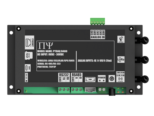 PYDAQ B400: Multichannel Wireless Programmable RTU