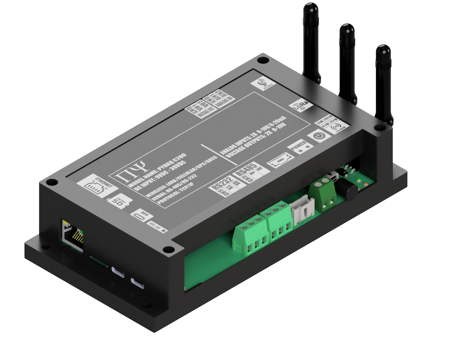 PYDAQ C200: Multichannel Wireless Programmable RTU