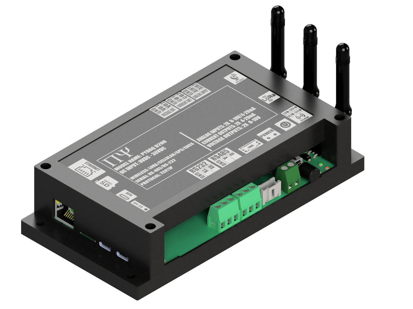 PYDAQ D200: Multichannel Wireless Programmable RTU