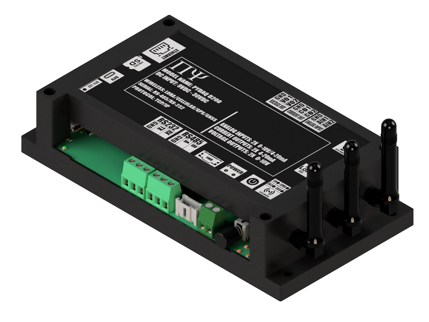 PYDAQ D200: Multichannel Wireless Programmable RTU