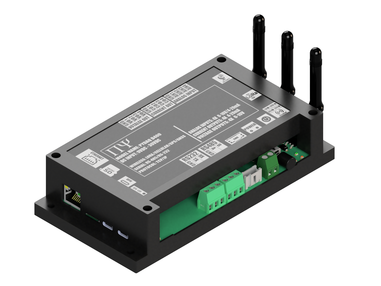 PYDAQ D400: Multichannel Wireless  Programmable RTU