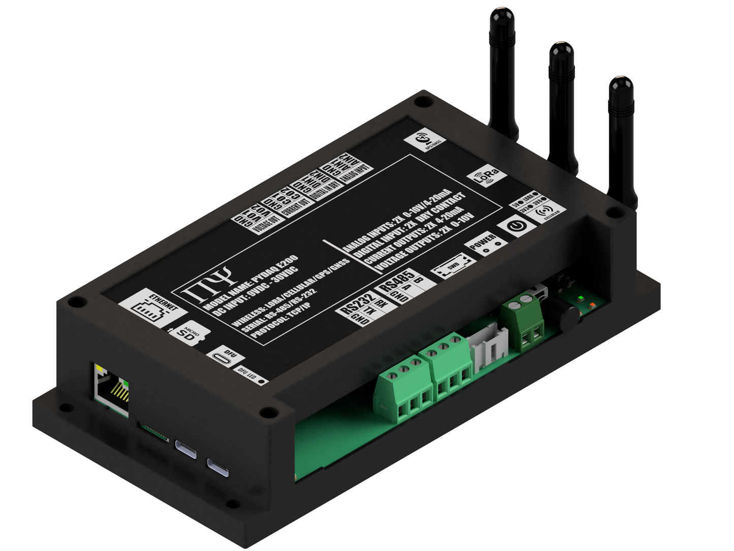PYDAQ E200: Multichannel Wireless  Programmable RTU