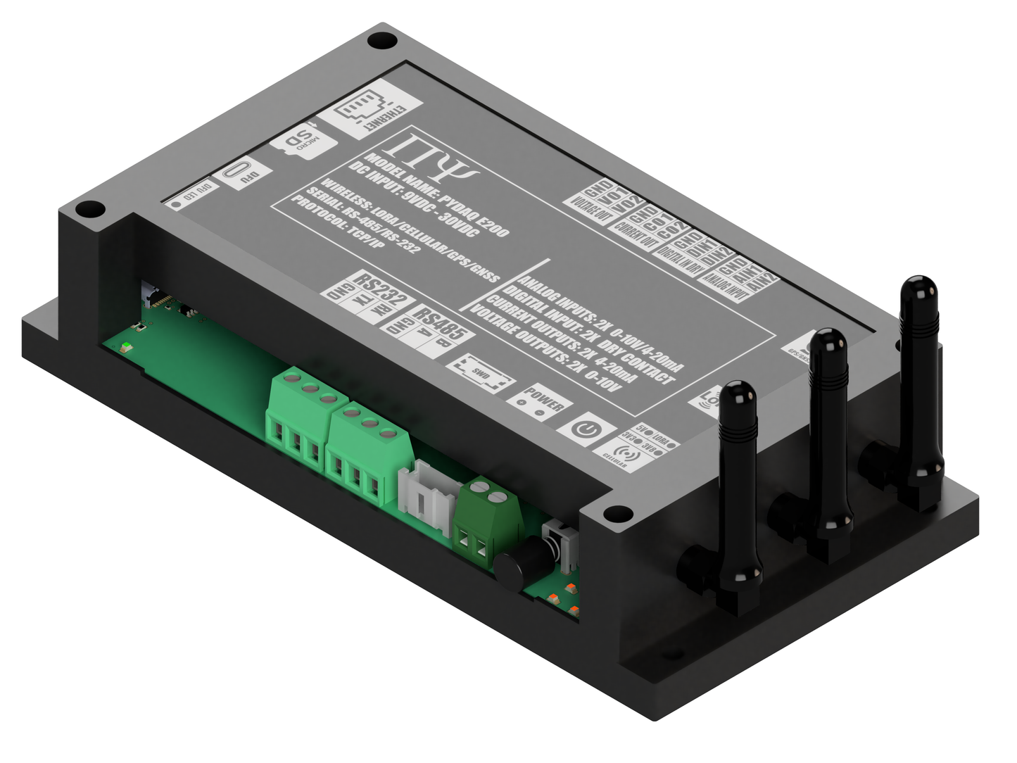 PYDAQ E200: Multichannel Wireless  Programmable RTU