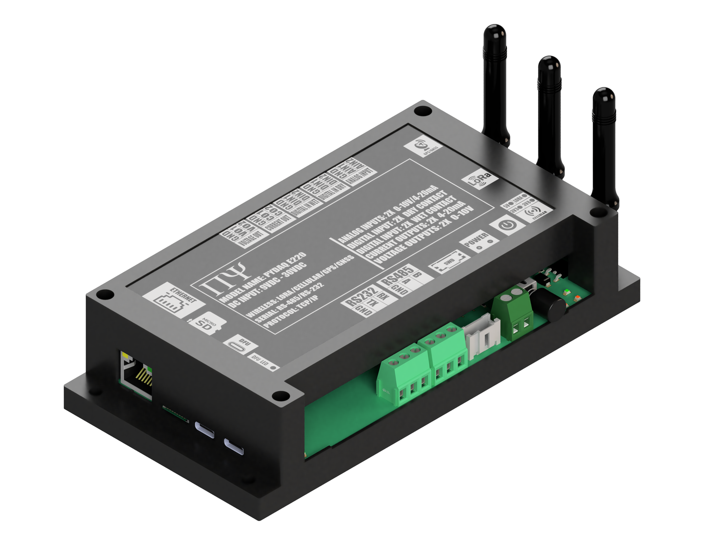 PYDAQ E220: Multichannel Wireless  Programmable RTU