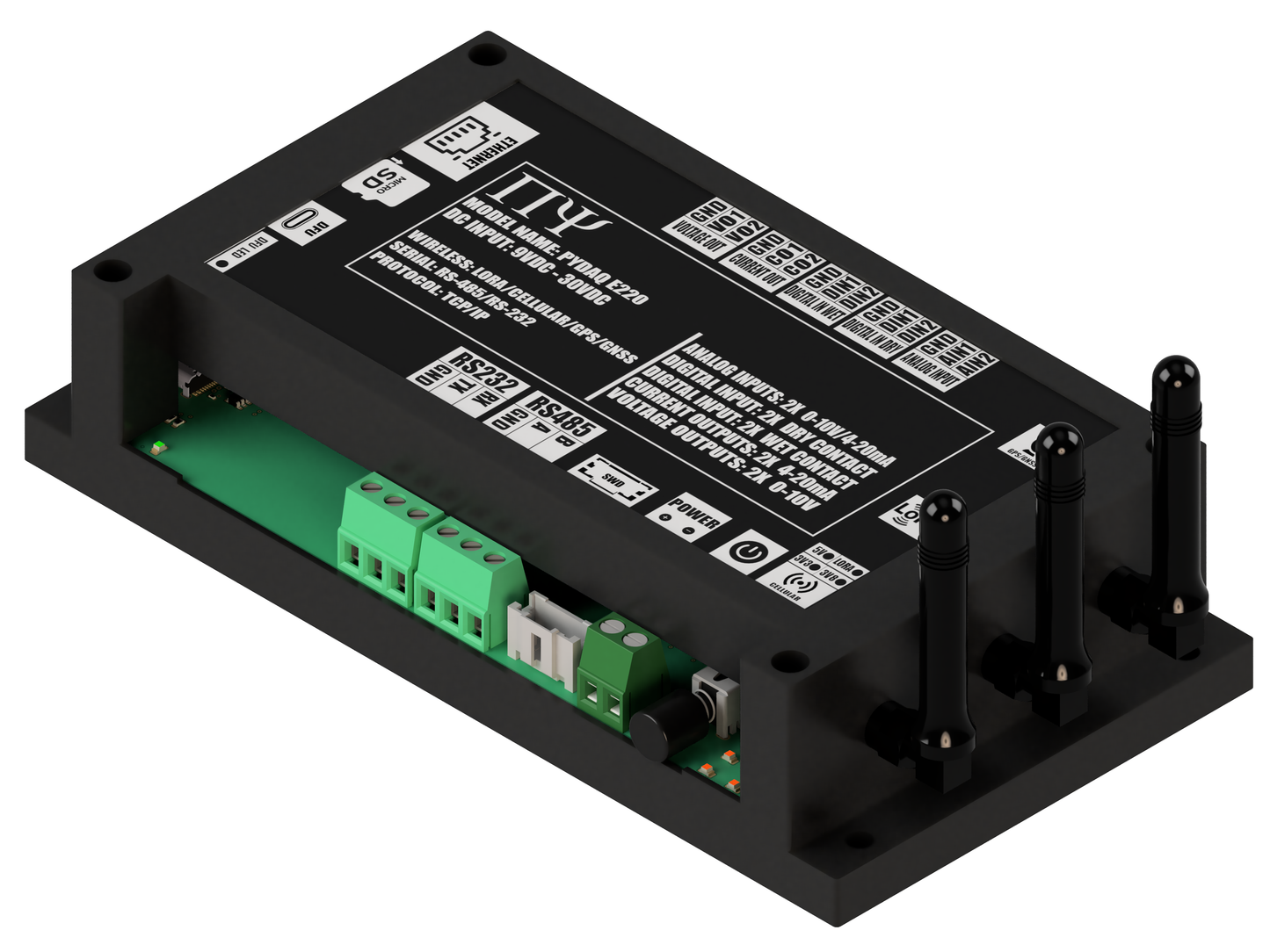 PYDAQ E220: Multichannel Wireless  Programmable RTU