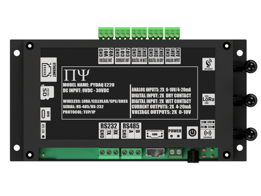 PYDAQ E220: Multichannel Wireless  Programmable RTU