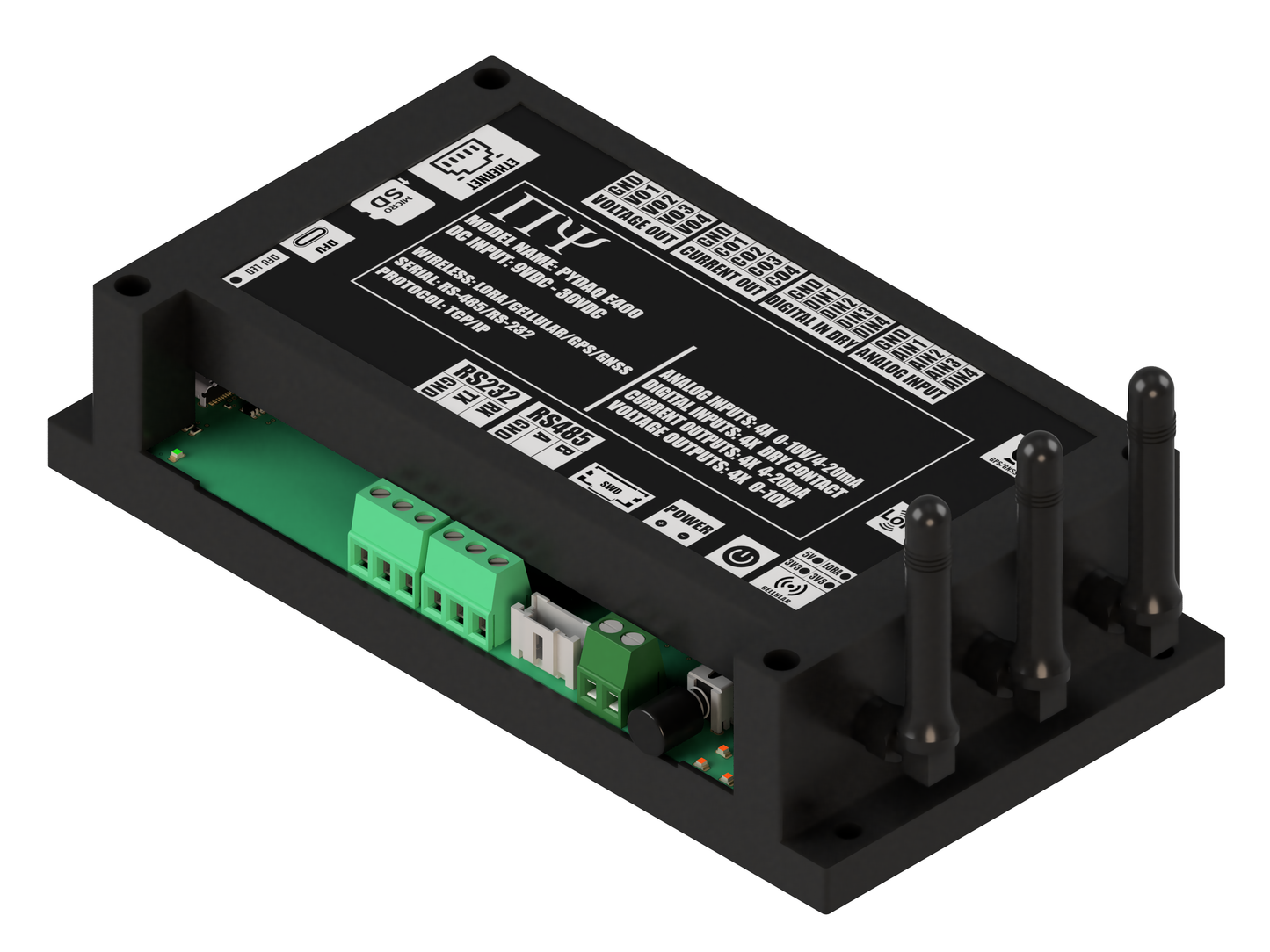 PYDAQ E400: Multichannel Wireless  Programmable RTU