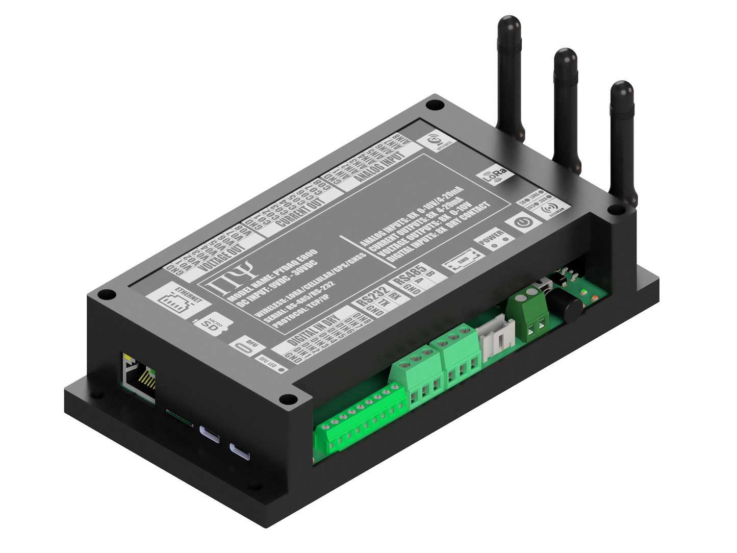 PYDAQ E800: Multichannel Wireless  Programmable RTU