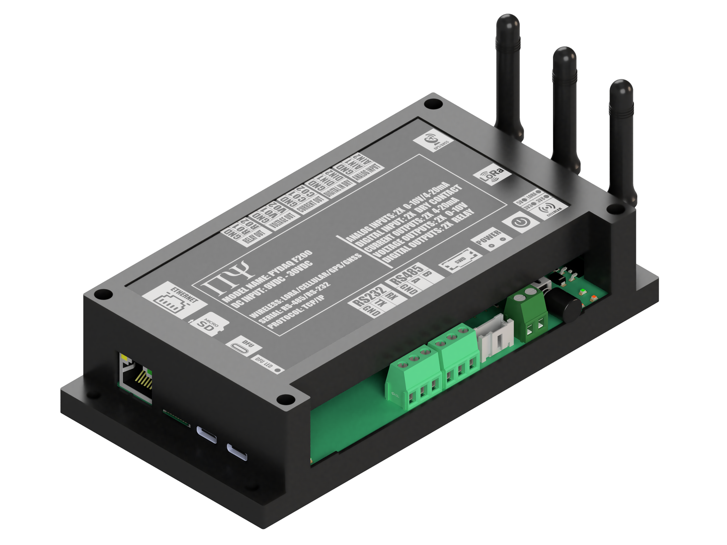 PYDAQ F200: Multichannel Wireless  Programmable RTU