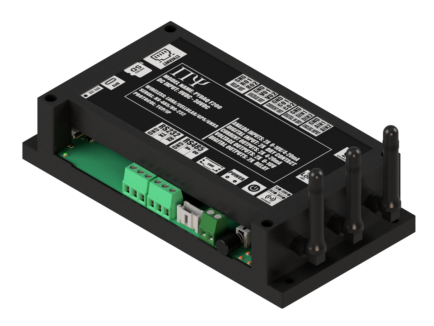 PYDAQ F200: Multichannel Wireless  Programmable RTU