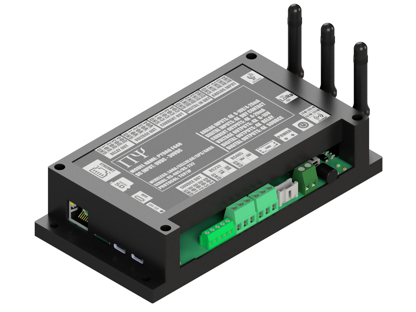 PYDAQ F440: Multichannel Wireless  Programmable RTU