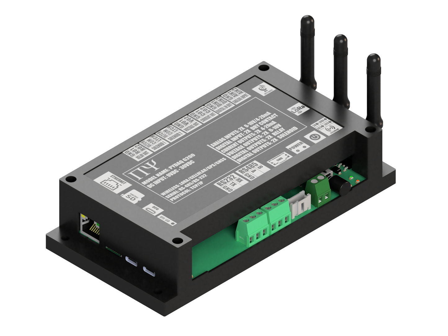 PYDAQ G200: Multichannel Wireless  Programmable RTU