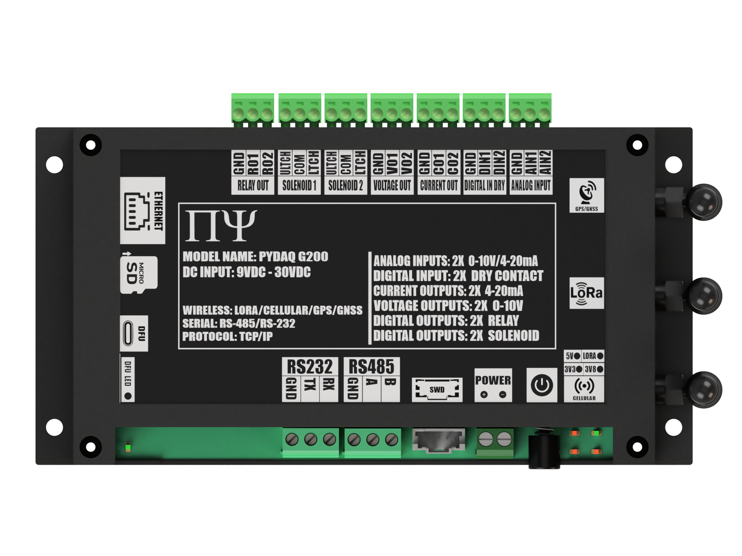 PYDAQ G200: Multichannel Wireless  Programmable RTU