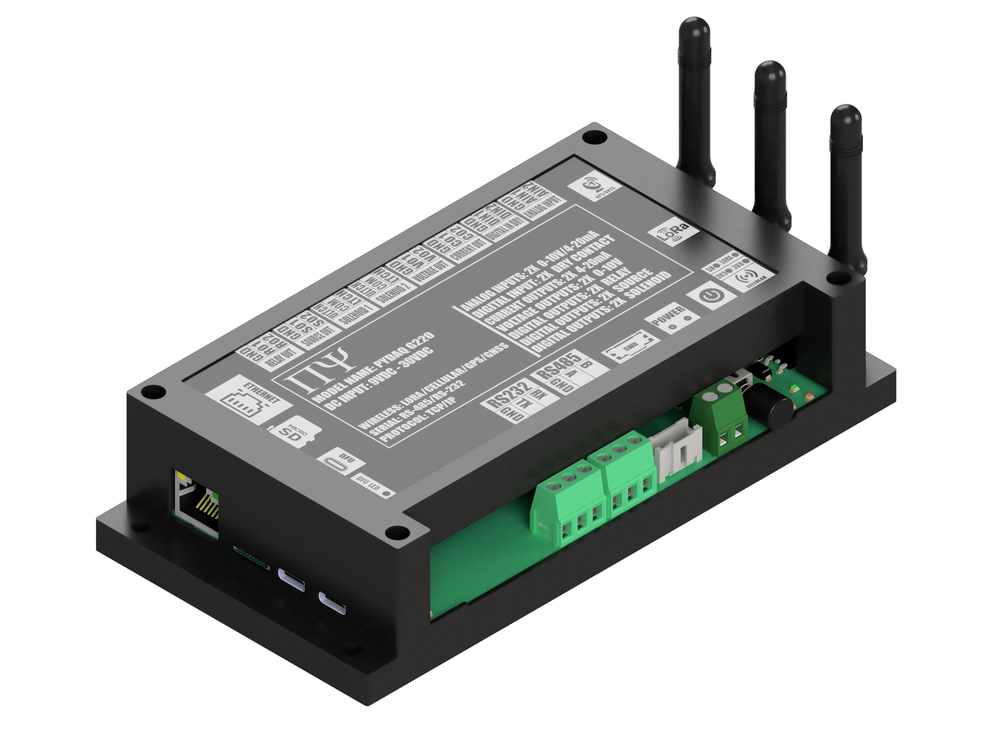 PYDAQ G220: Multichannel Wireless  Programmable RTU