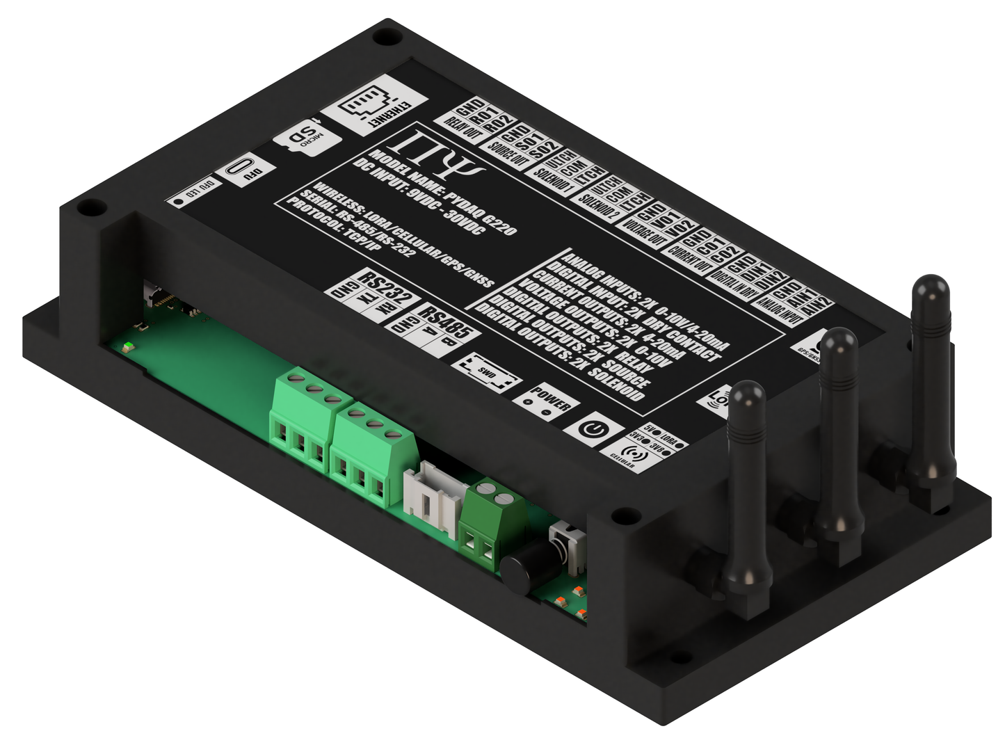 PYDAQ G220: Multichannel Wireless  Programmable RTU