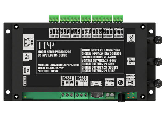 PYDAQ H200: Multichannel Wireless  Programmable RTU